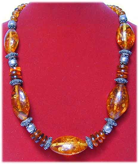 tibetisches Bernstein Collier