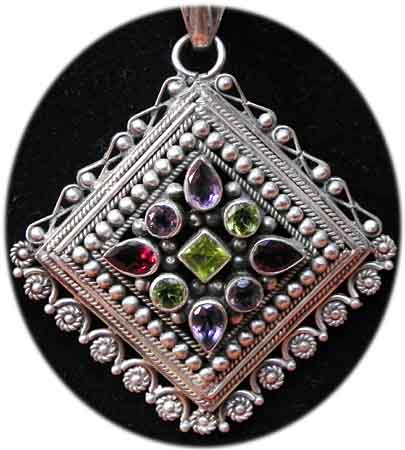 Edelstein Anhnger Rajasthan
