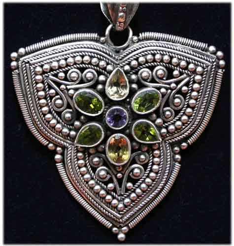 Edelstein Anhnger Rajasthan