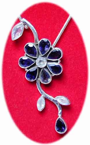  Collier Iolith/Mondstein