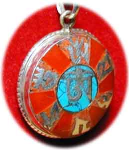 Inlay -Mantra-Anhnger