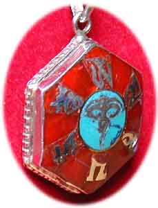 Inlay -Mantra-Anhnger
