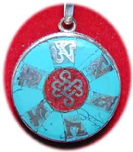 Inlay -Mantra-Anhnger 