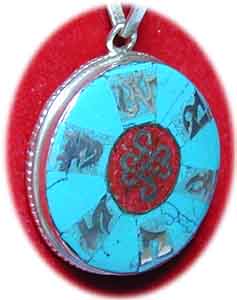 Inlay -Mantra-Anhnger 